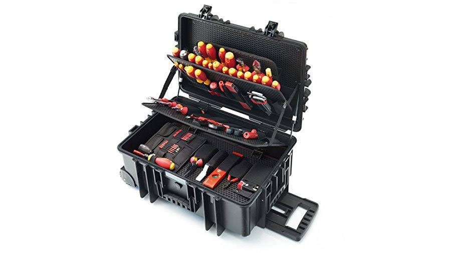Wiha 930050005 Assortiment d'outils d'électricien, 18 pièces, y compris sac  de taille