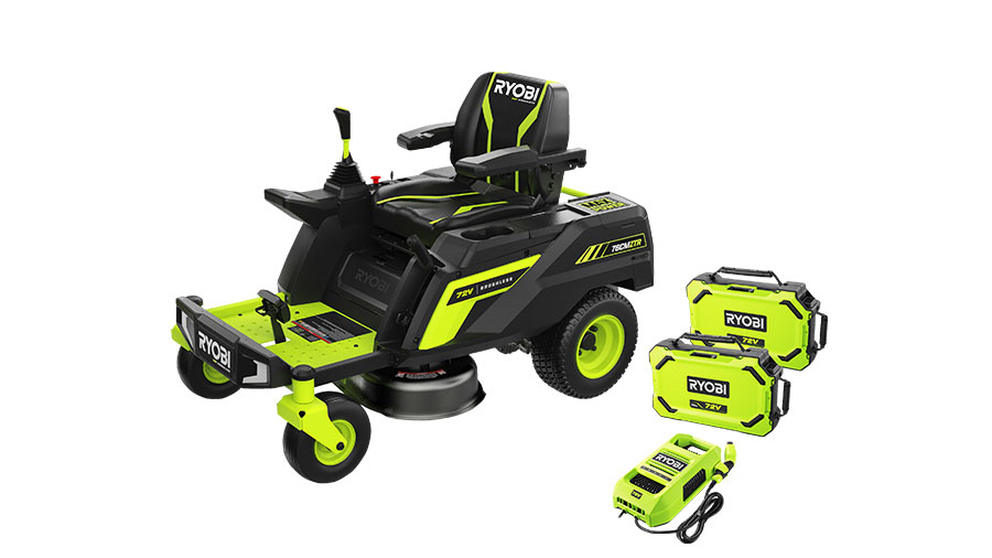 tondeuse sur batterie Rider Zero-Turn RY72ZTRX76-210 Ryobi 76 cm 72 V 