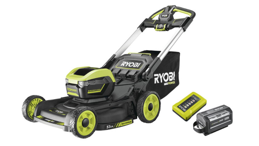 tondeuse tractée sur batterie RY36LMXSP53A Ryobi 36 V 53 cm tondeuse tractée sur batterie RY36LMXSP53A Ryobi 36 V 53 cm