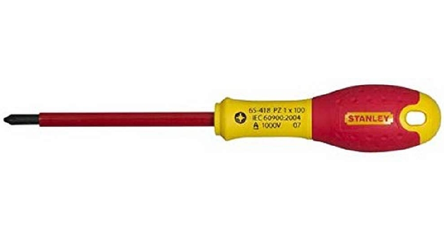 Tournevis pozidriv isolé 1000 V STANLEY-FATMAX 1-65-418 Tournevis pozidriv isolé 1000 V STANLEY-FATMAX 1-65-418