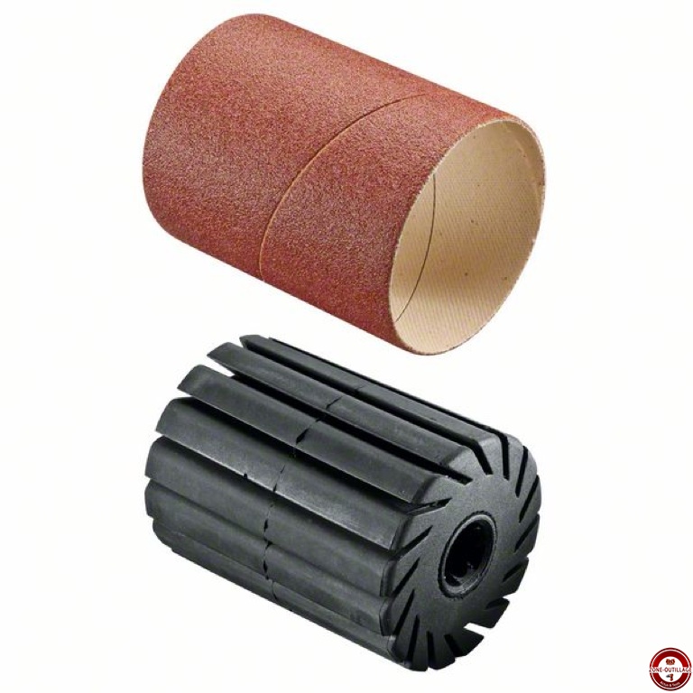 Bosch Abrasif bois pour ponceuse PRR 250 ES 60 mm G80 3 Pièces Rouge