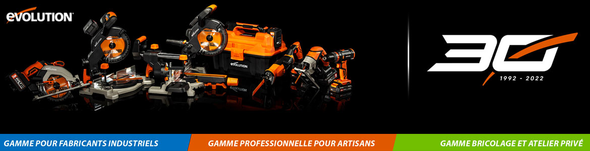Outils électroportatifs Evolution sur Amazon