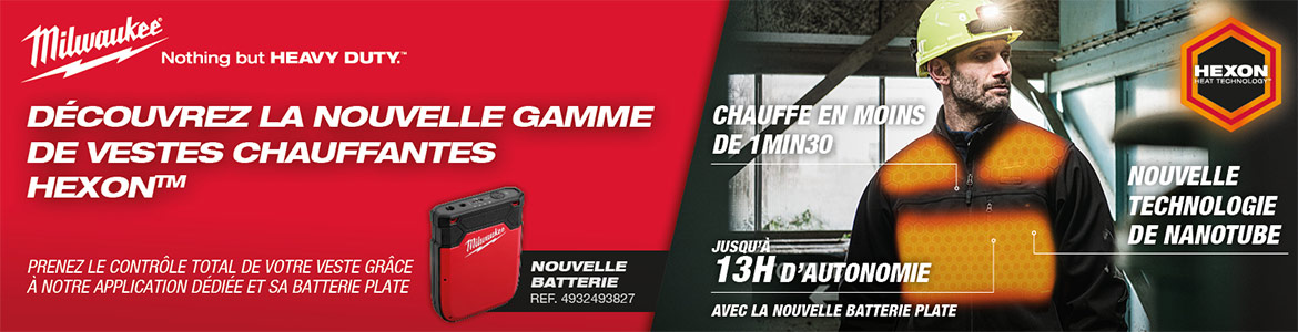 Nouveaux vêtements chauffants M12 Milwaukee