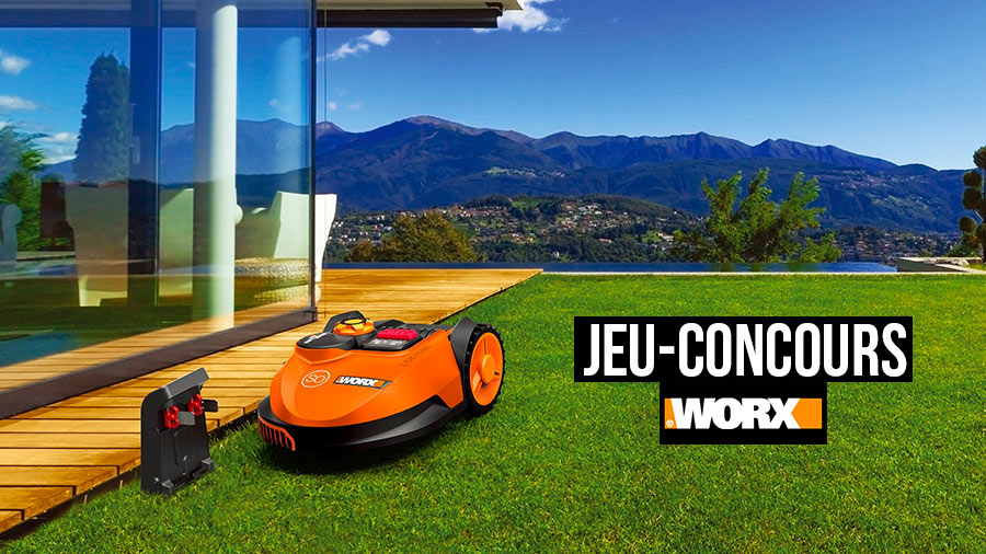 Jeu-concours robot tondeuse S500 WORX