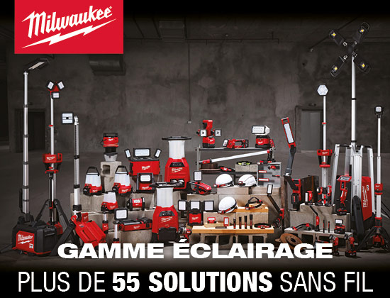 Milwaukee élargit sa gamme d’éclairage avec M12 ALIP et M18 URSL