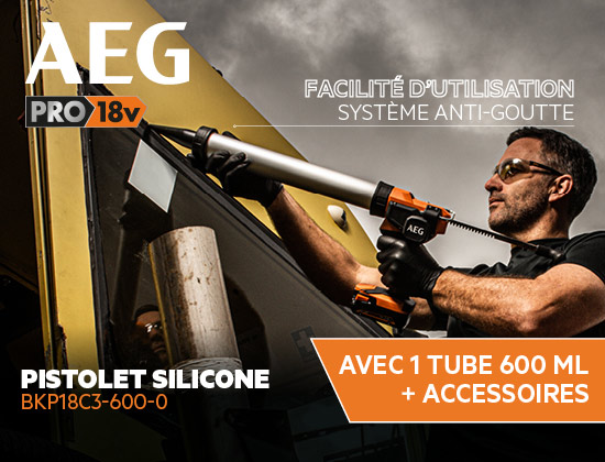  Pistolet silicone 18 V BKP18C3-600-0 AEG