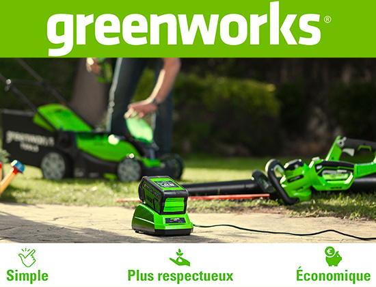 Outils sur batterie Greenworks