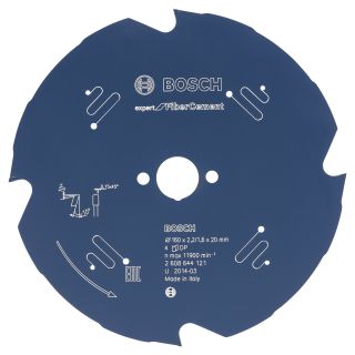 Lame Expert for fiberCement Bosch