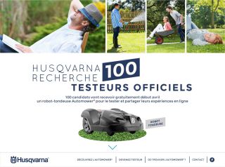 100 testeurs Automower Husqvarna