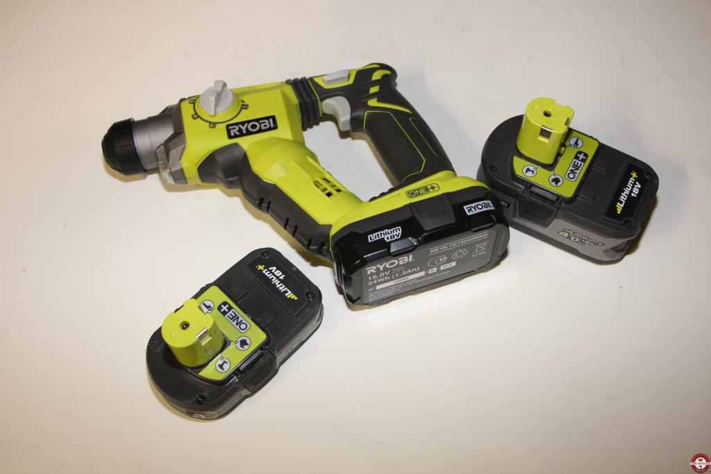 Test : Le perforateur RYOBI R18SDS One +