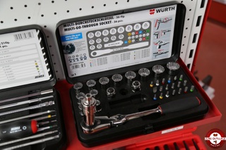 Coffret cliquet articulé Würth