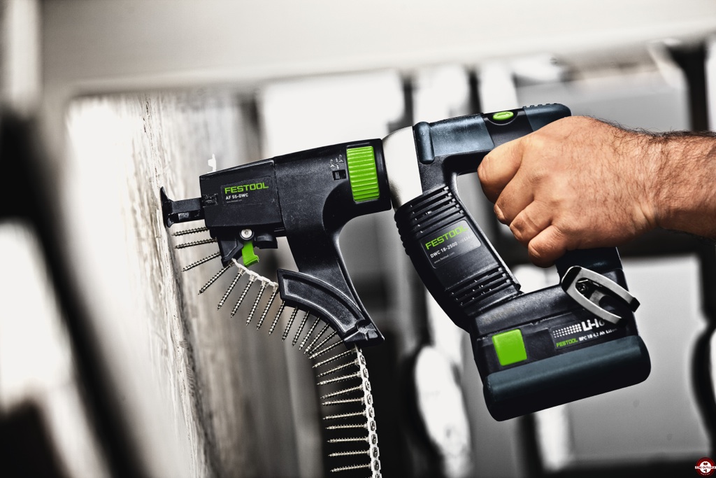 Nouvelle visseuse pour plaquistes sans fil DURADRIVE DWC 18 Festool - Zone  Outillage