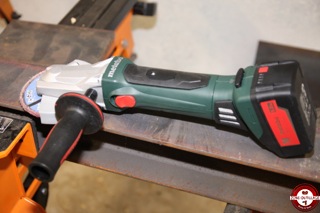 Meuleuse d’angle Metabo WF 18 LTX 125 © Zone Outillage