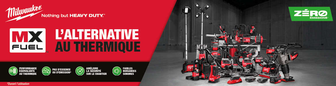 MX FUEL Milwaukee : l’alternative sécuritaire au thermique