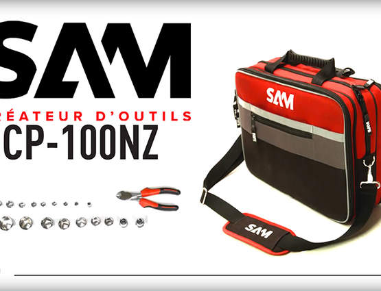 SAM Outillage CP-100NZ : la mallette textile idéale pour la maintenance itinérante
