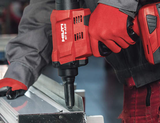 HILTI présente sa nouvelle riveteuse sur batterie pour rivets aveugles RT 6-A22