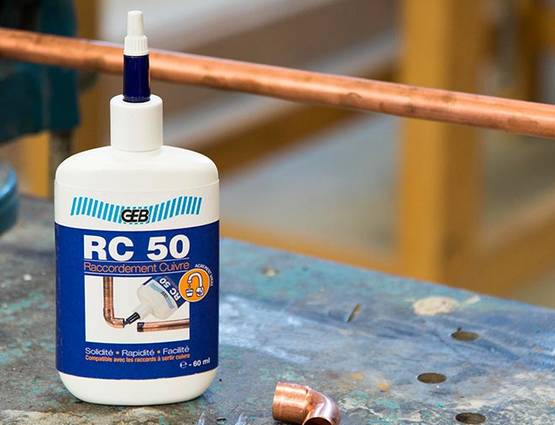 RC 50 de GEV pour raccorder des canalisations cuivre et laiton sans soudures