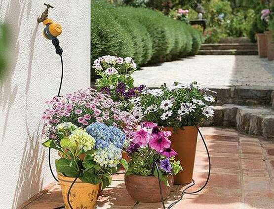 Micro-irrigation et Programmateur automatique Hozelock 