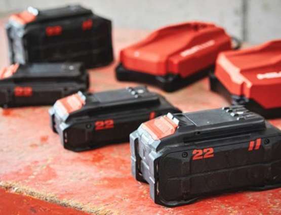 nouvelle plateforme de batterie 22 V Hilti Nuron