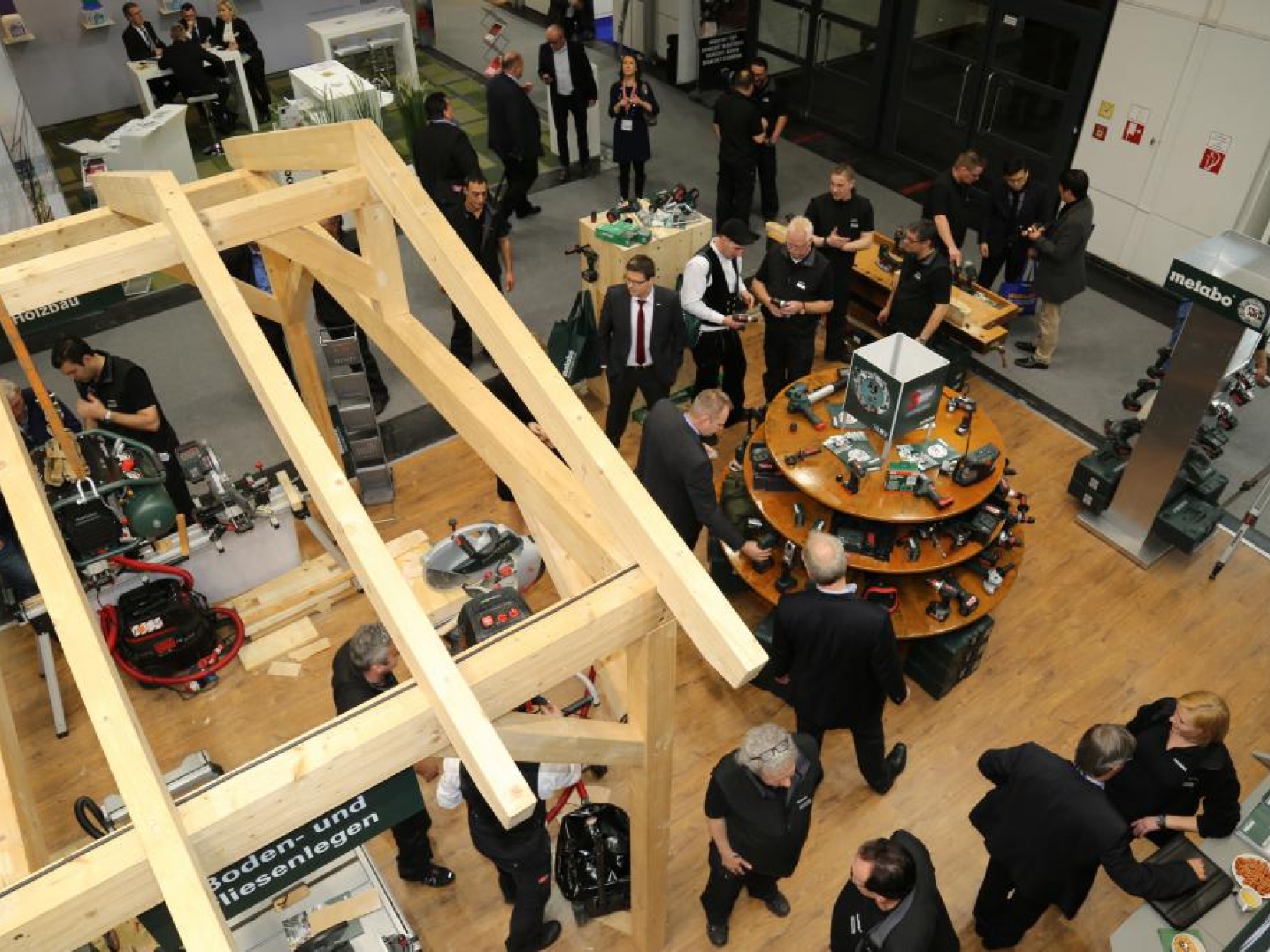 Stand Metabo au salon Bau 2015 à Munich