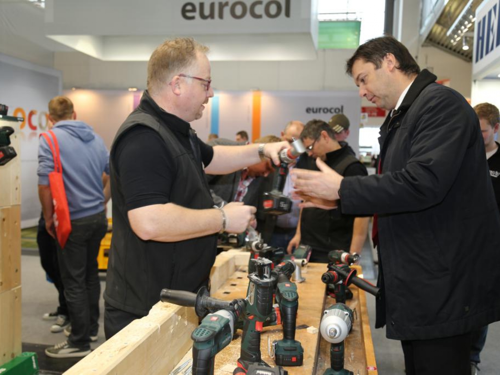 Stand Metabo au salon Bau 2015 à Munich