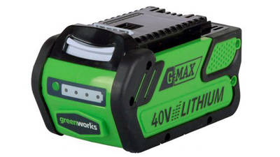 test et avis batterie greenworks 40 V 4,0 Ah G40B4 prix pas cher