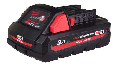 Batterie Milwaukee M18 HB3 HIGH OUTPUT REDLITHIUM-ION 18 V 3,0 Ah