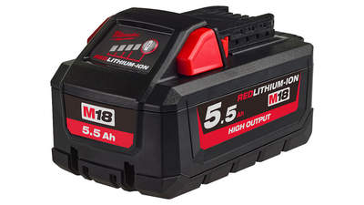 Batterie Milwaukee M18 HB55 HIGH OUTPUT REDLITHIUM-ION 18 V 5,5 Ah