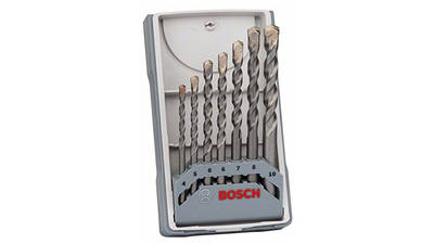 Bosch 2607017082 Set de 7 Forets à béton CYL-3 4/ 5/ 6/ 6/ 7/ 8/ 10 mm