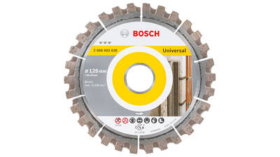 Bosch 2608603630 Disque à tronçonner diamanté best for universal 125 x 22,23 x 2,2 x 12 mm