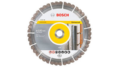 Bosch 2608603633 Disque à tronçonner diamanté best for universal 230 x 22,23 x 2,4 x 15 mm
