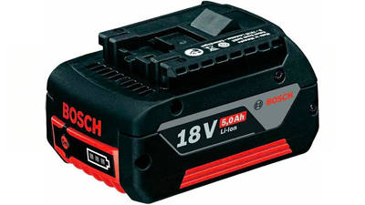 BOSCH Batterie GBA 18 V Li Ion 5 Ah - 1600A002U5