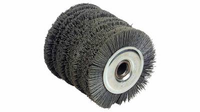 Fartools 110872 Brosse nylon pour rénovateur REX120 Diamètre 120 mm Noir 