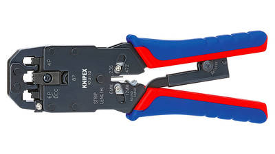  Knipex WZ KN 40 Pince à sertir pour prises occidentales RJ10-RJ11 et 12-RJ45 