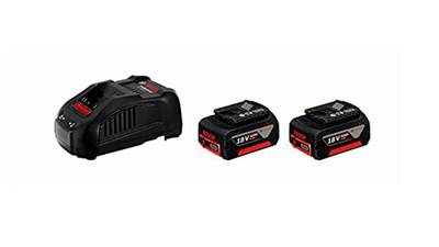 BOSCH Pack 2 batteries 18V 6Ah + Chargeur GAL1880 CV - 1600A00B8L 