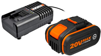 Pack batterie 20V 4Ah et chargeur 20V Worx