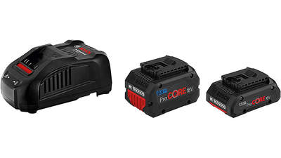 Pack chargeur et batteries ProCORE18V 4,0 Ah + ProCORE18V 8,0 A + GAL 1880 CV Bosch Professional