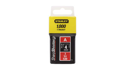 Agrafes 4 mm type A Stanley 1-TRA202T