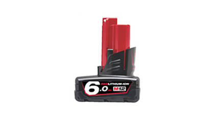 batterie Milwaukee M12 12 V 6,0 Ah M12 B6