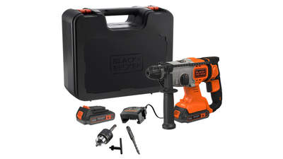 marteau perforateur SDS+ Sans fil 18 V BCD900E2K-QW BLACK+DECKER 