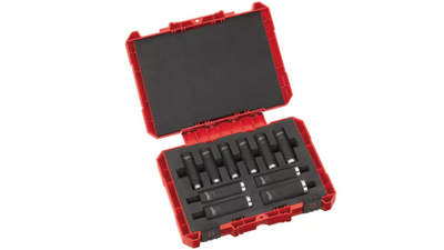 Coffret de 10 douilles à chocs 1/2" SHOCKWAVE Impact Duty 4932352861 Milwaukee 