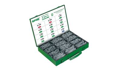 Coffret de vis SPAX 1700 pièces WIROX 4000009161009