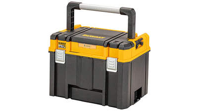 coffret DEWALT TSTAK IP54 DWST83343-1 grande contenance avec organiseur supérieur et longue poignée