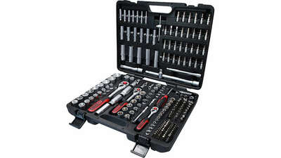 Coffret d’outils complets 195 pièces clés à douille 1/4"+3/8"+1/2" 9170795 KS Tools