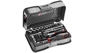 Coffret de douilles 1/4" 6 pans Facom R.161-5P6