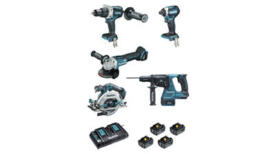 Ensemble de 5 machines Makita DLX5038PTJ