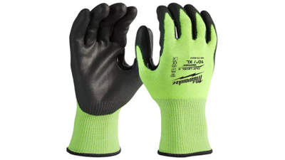 gants Milwaukee anti coupure niveau 3 haute visibilité 4932471933 taille 10