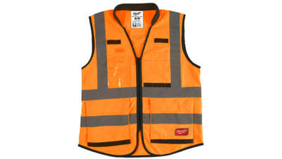 gilet haute visibilité Milwaukee 4932471898 Premium Orange S/M 