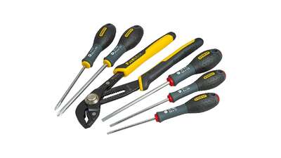 Jeu de 5 tournevis et pince multiprise à verrouillage 250 mm Stanley FATMAX FMHT0-62639