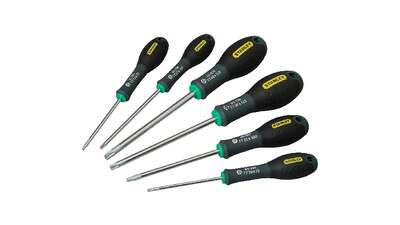 Jeu de 6 tournevis Tamper Torx Stanley FATMAX 0-65-099